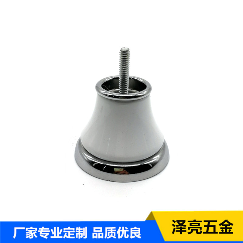 厂家批发铁质窗帘杆封头罗马杆装饰堵头窗帘杆配件五金旋压件加工