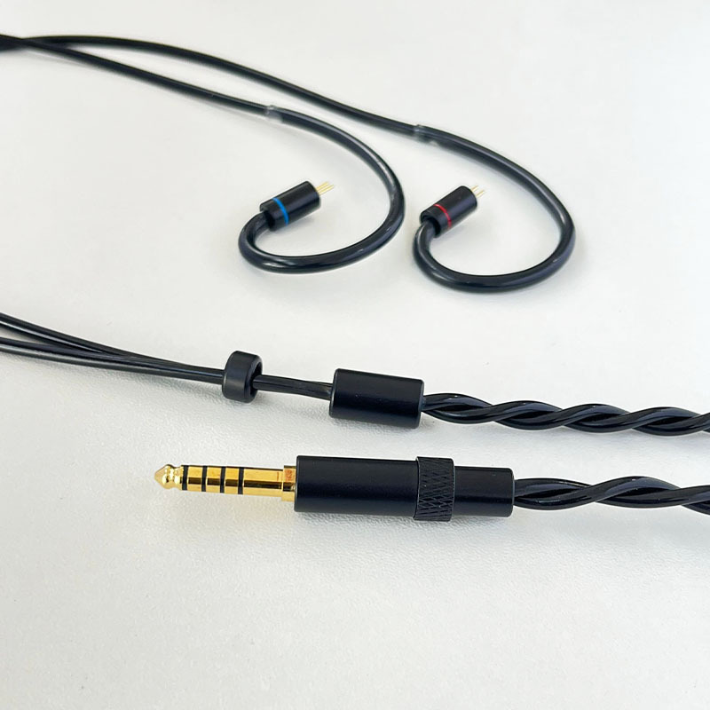 Customized Mmcx0.78 Plug-In Headphone Upgrade Cable Double-Stranded Silver-Plated Audiophile-Grade Hifi Sound Quality Balanced Replaceable Plug