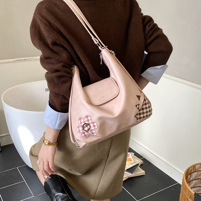 Dulces lindas flores bolsas de hombro para niñas, bolsas de moda para niños y niñas, 2026 bolsas para niños transfronterizas