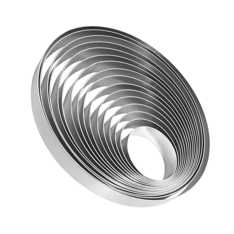 Непористое кольцо для тарталеток из нержавеющей стали высотой 2 см, французское кольцо для тарталеток, короткое кольцо, кольцо для рисовых лепешек, кольцо для блинов, кольцо для кукурузных лепешек