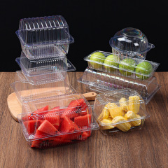 果物箱使い捨てプラスチック透明蓋付き果物切り箱スーパー野菜食品包装箱西点包装箱