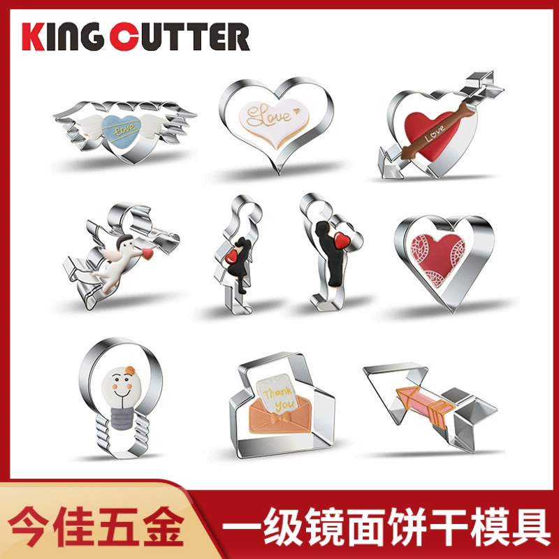 Валентина Купидон форма для печенья из нержавеющей стали Любовь Ангел Стрелка пара форма для торта печенье Форма для резки хлеба на пару