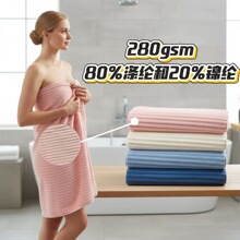 跨境爆款日用品珊瑚绒毛巾糖果条洗脸洗澡毛巾吸水不掉毛一件代发