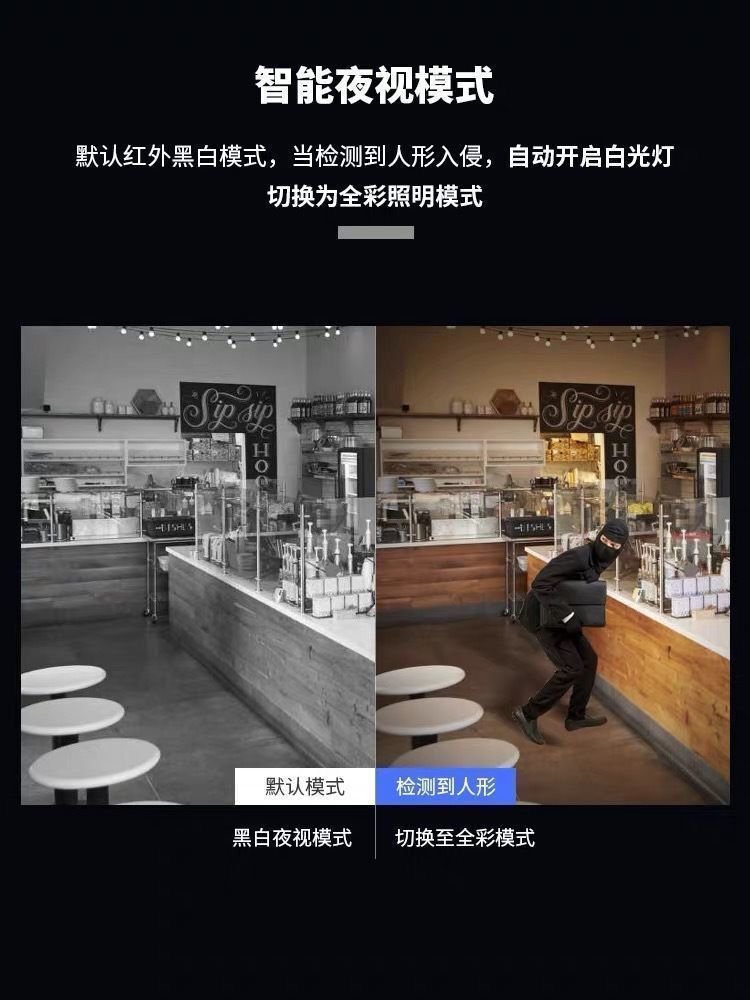 Kaisheng Savunma Hattı POE Kamera Ev, Süpermarket ve Fabrika Kullanımı için 4 Yönlü Fotoğraf Monitörü HD Set Ekipman Sistemi.