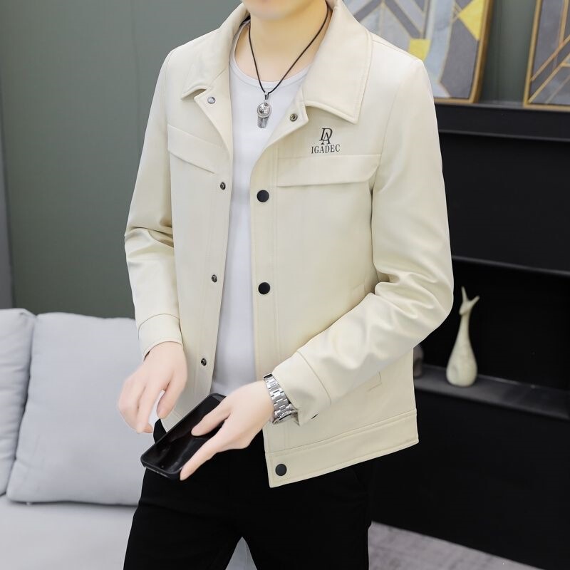 Scissor Stone high-quality bestseller 2026 men's jacket with a turn-down collar, spring and autumn casual coat, business trendy high-end