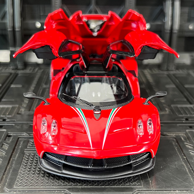 (A granel) Jiaye aleación modelo de coche 1:32 pa Garney dragón chino Tire hacia atrás el sonido y la luz de juguete modelo de coche deportivo adornos