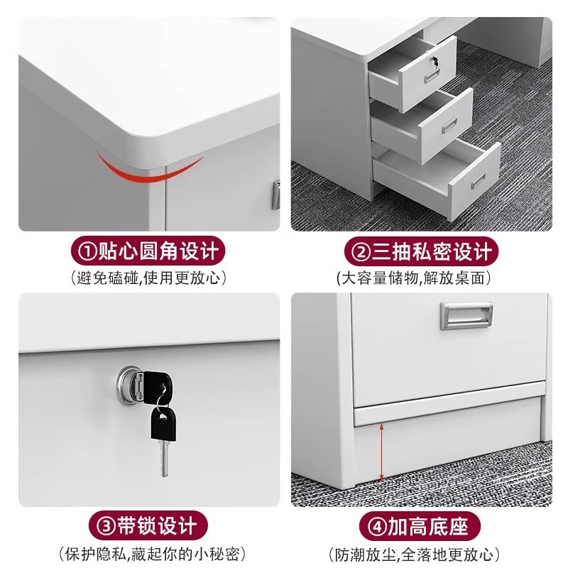 Mesa y silla de oficina combinación de mesa de jefe simple mesa de personal de oficina mesa de computadora de escritorio escritorio escritorio doméstico