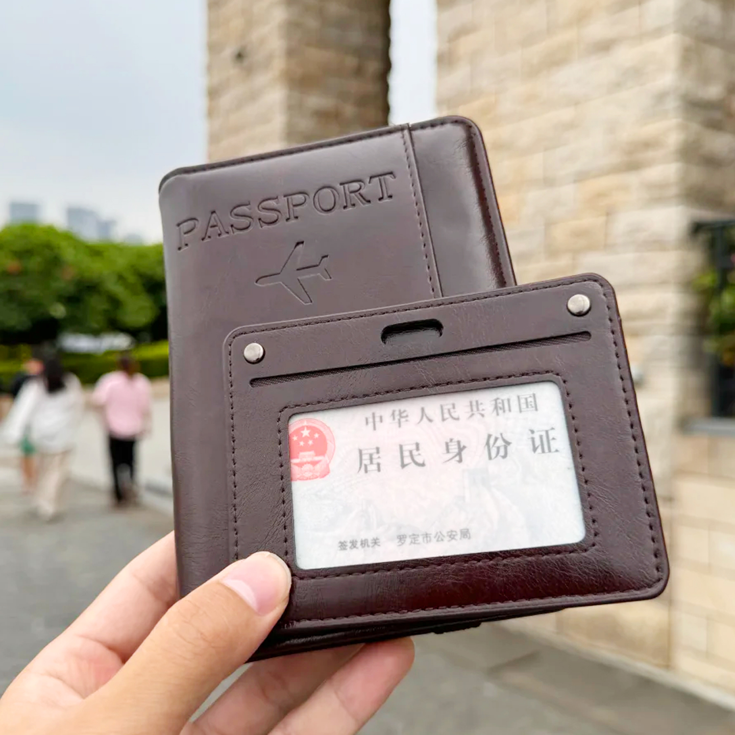 New multi-functional passport holder, card holder, travel accessory for men and women, passport holder, ticket holder, document holder