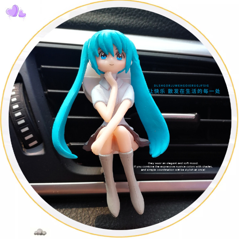 Perfume de coche, aromaterapia, interior de coche, hermosa niña, decoración de fragancia de coche, decoración de salida de aire, pelo de mujer