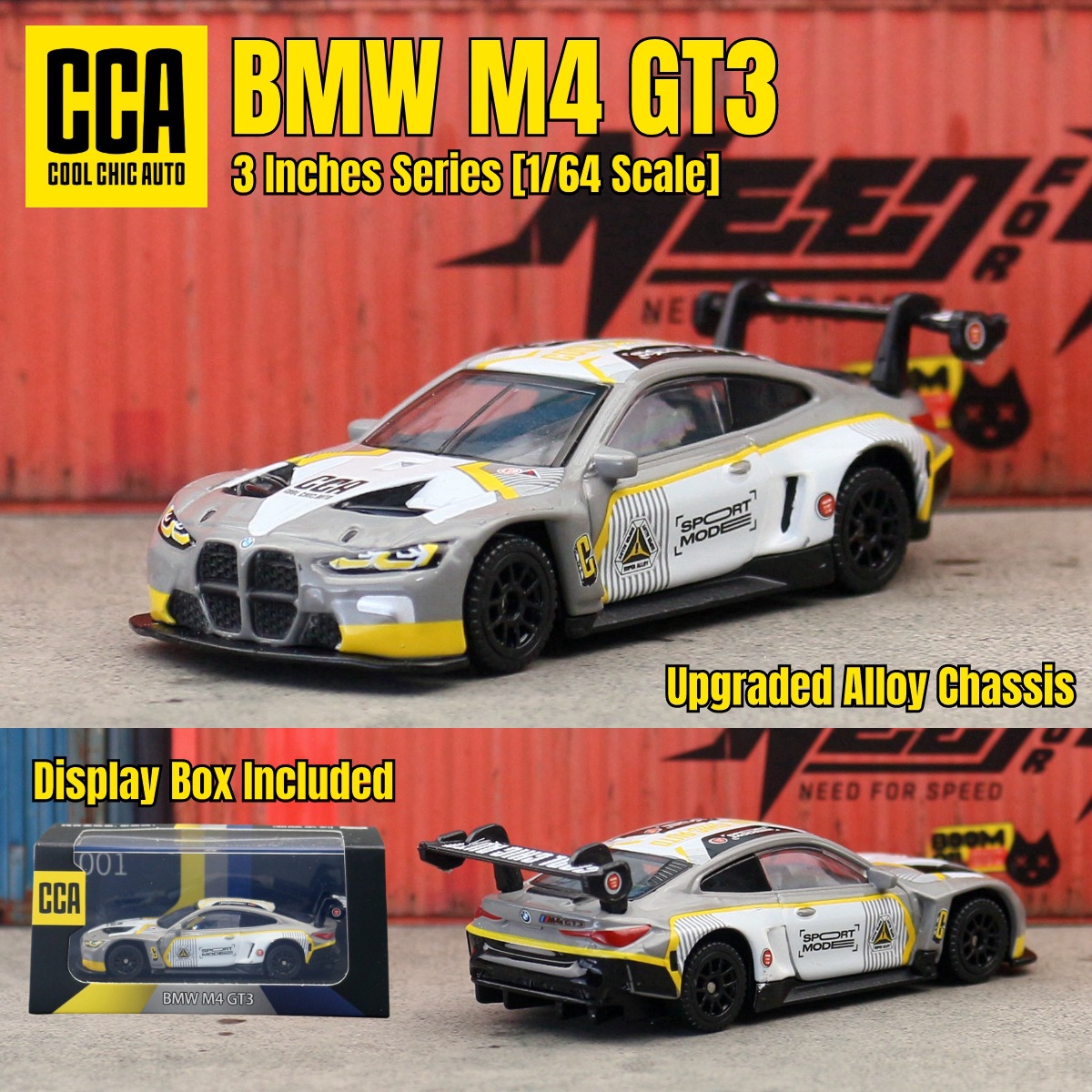 BMW M4 GT3-Gray