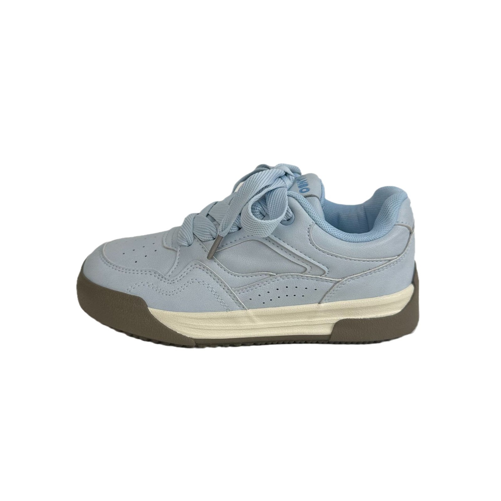 Zapatos de suela gruesa de ondas bajas de nicho femenino, zapatos de entrenamiento de estilo alemán, 2025 primavera nuevos zapatos de lona de fibra