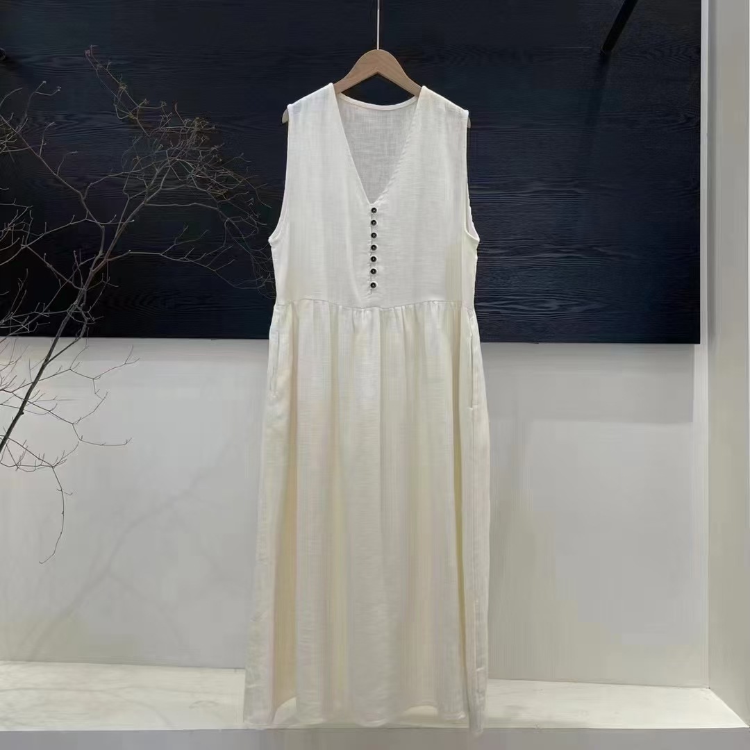 Autumn Japanese sleevless dress