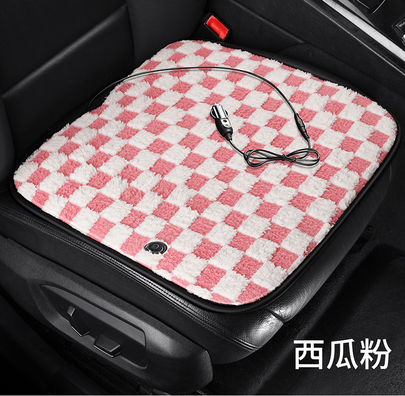 Graphene Car Heated Seat Cushion Winter Car USB Electric Heated Seat Cushion Cover Three-Piece Set Cross-Border Manufacturer Dropshipping
