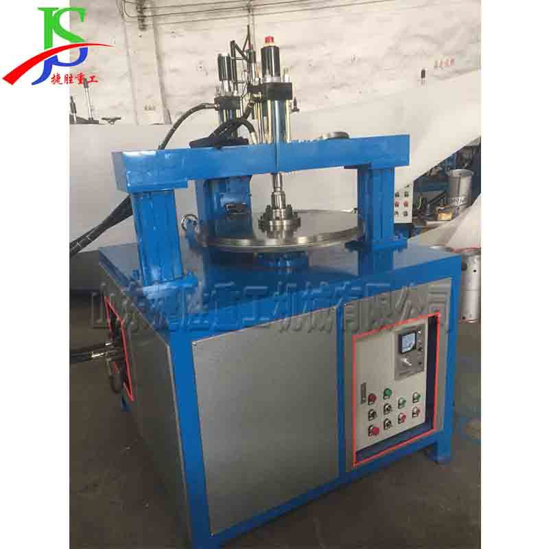 Disco curling máquina escritorio Acero inoxidable hierro cobre curling máquina motor Cubierta redonda escritorio curling y borde equipo de prensado