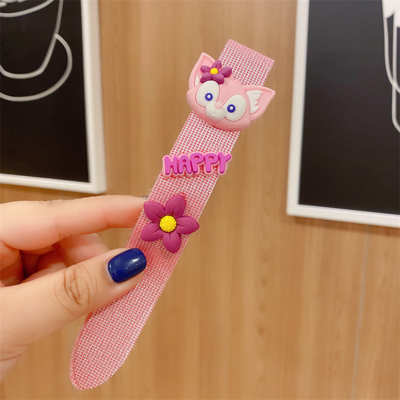 SKU-07-E9-7【Velcro】Pink Lingna Bell