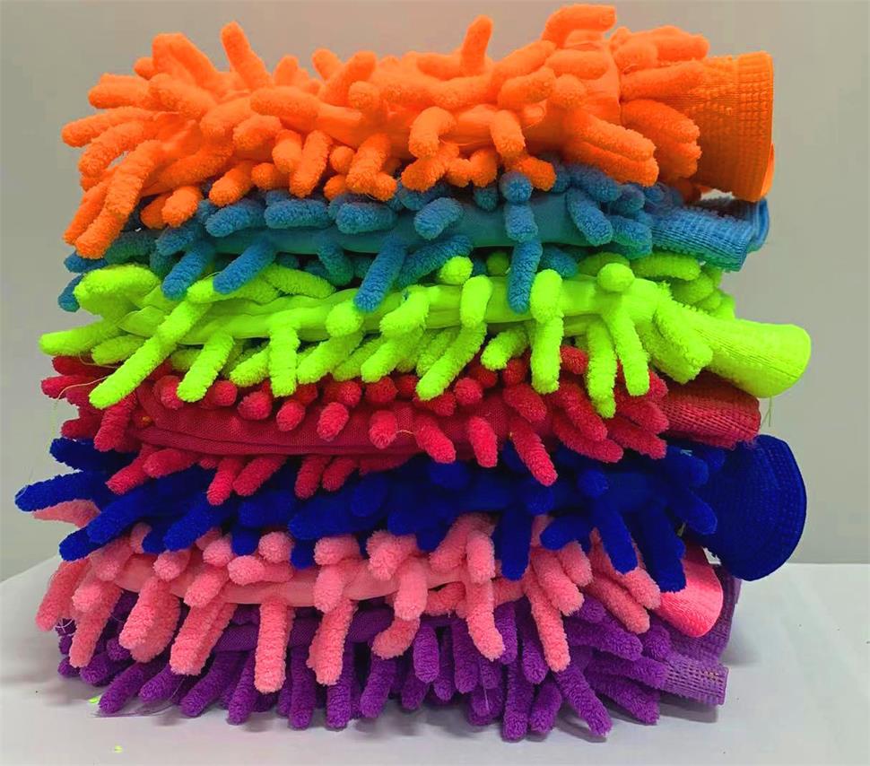 Lavado de coches guantes polvo limpieza trapo espuma coche belleza eliminación de polvo de doble cara herramienta de limpieza trapo guantes de limpieza de coches