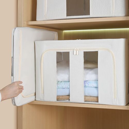 Paisiron's new organizer-specific environmentally friendly storage box waterproof Oxford fabric 66-liter clothing quilt box