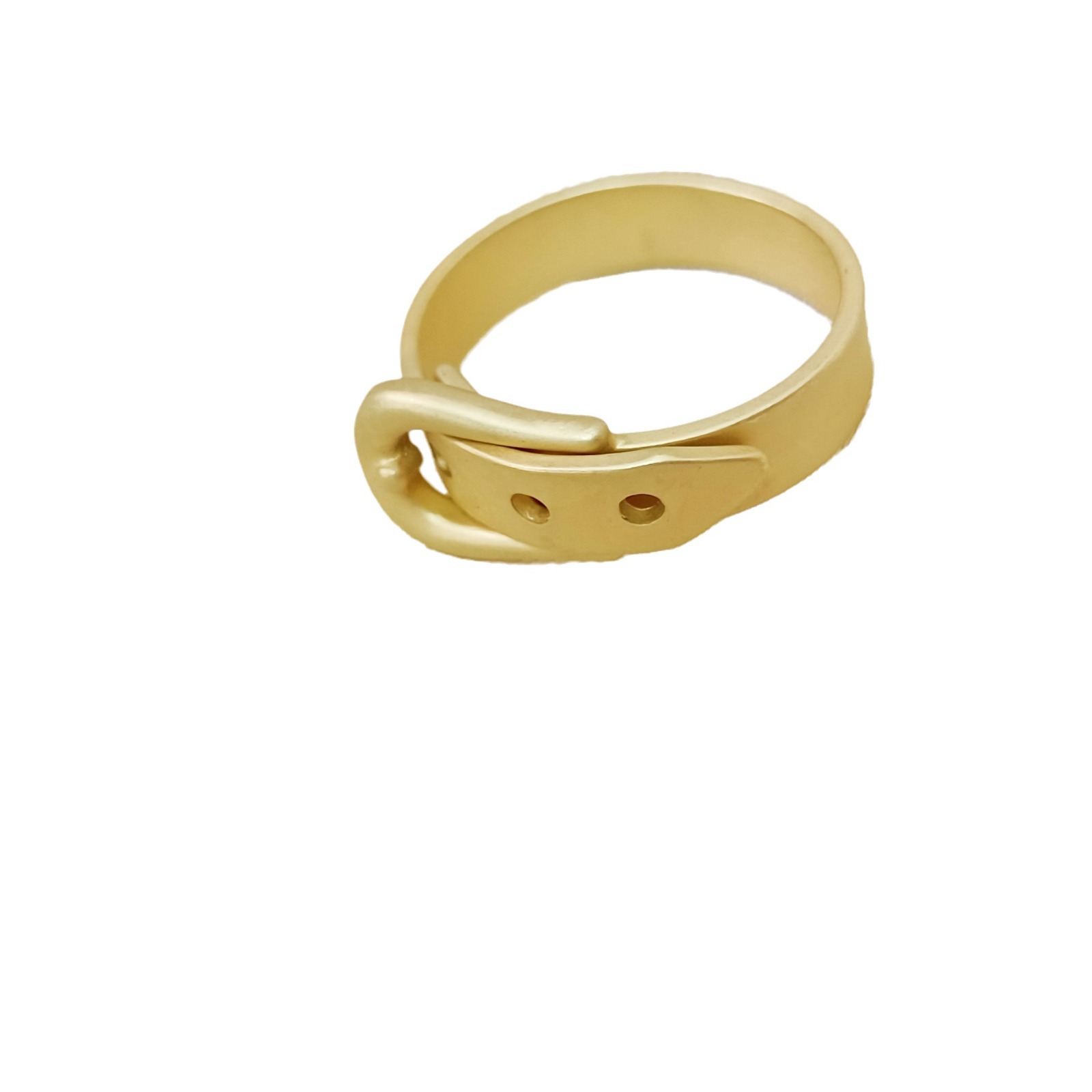 Brand retro design elegant universal geometric matte ring