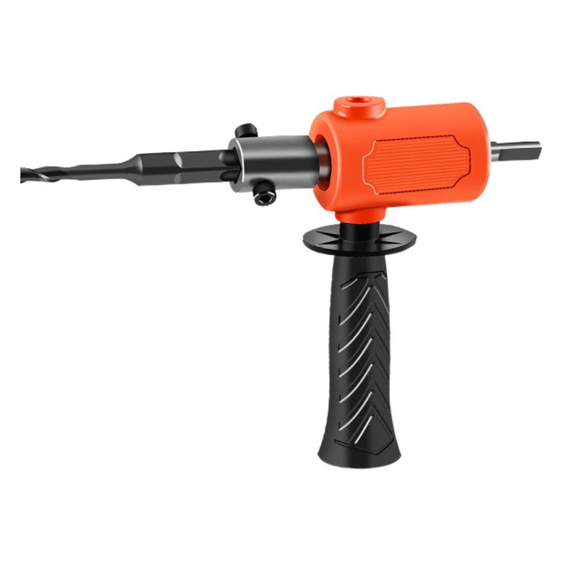 Ручная электрическая дрель Изменена на электрический молоток Ударная дрель Изменена на бытовую цементную стену Сверление бетона Высокая мощность Свет Малая преобразовательная головка