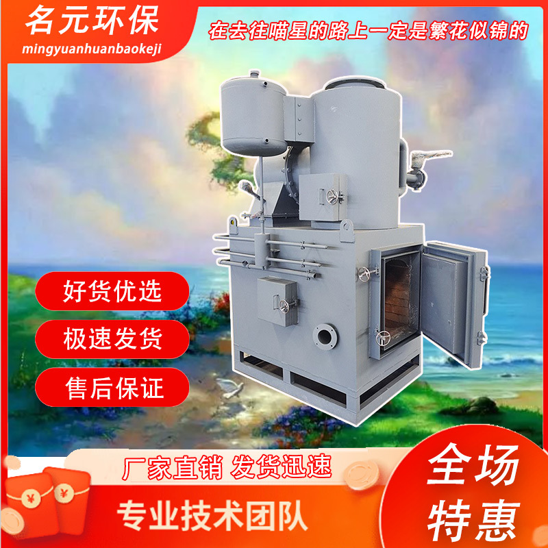 小型动物尸体焚烧设备 生活垃圾焚烧炉处理装置  推荐名元焚烧炉