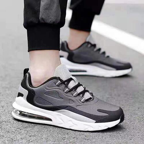Air-cushion sports shoes for men  autumn and winter new breathable men's running shoes Korean style increased lace-up casual trendy shoes