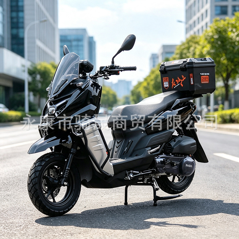 Brand new export fuel-powered scooter tank motorcycle 150cc two-wheel adult off-road, popular in Southeast Asia