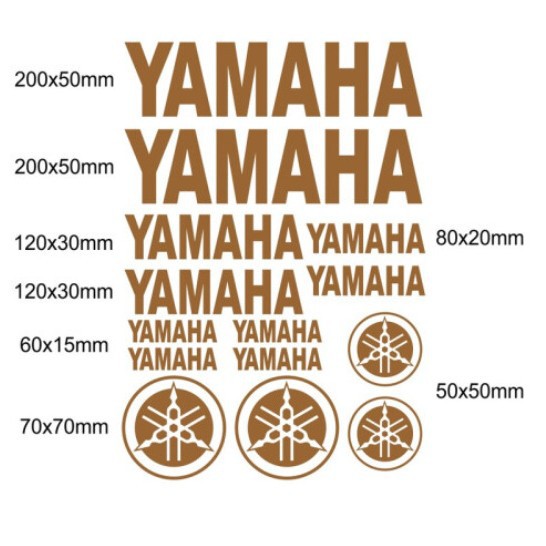 适用于雅马哈YAMAHA摩托车车贴车身贴纸A2213