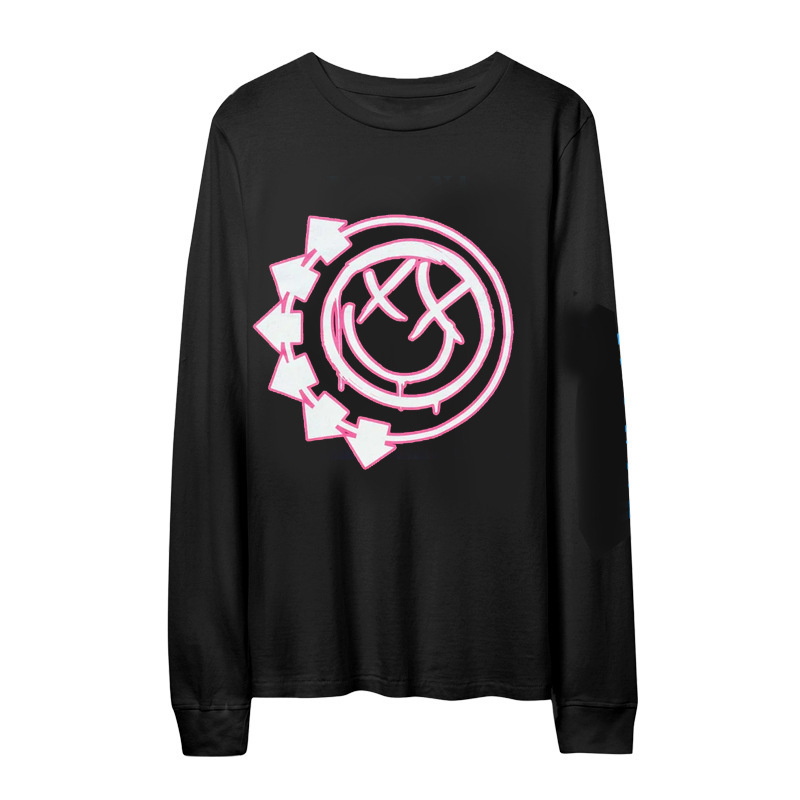 Blink 182 Blink 182 Punk Band Punk Fashion Brand European and American Street Men's Low Men's Long Sleeve T-shirt