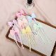 New Pearl Mesh Bow Semi-finished Bow Tie Accessories Japanese and Korean Cute Headwear Hair Accessories DIY Material
