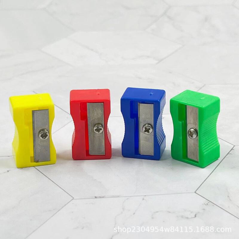 ミニ単孔小方形巻筆刀カラー子供かわいい小学生鉛筆削り器文房具鉛筆削り1元店|undefined