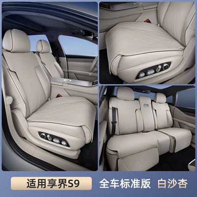 Suitable for exclusive world S9 Seat cushion, seat cover - xiangjie-s9-baisha-apricot-the-standard-seat-cushion-of-the-whole-car-is-breathable-and-wear-resistant