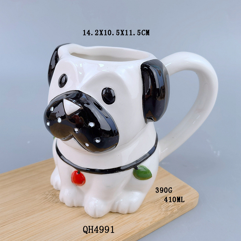 Taza de la serie del océano creativo cuidadosamente seleccionada Taza de cerámica de tiburón Caballo de mar Pulpo Ballena Taza de dibujos animados de animales Alien