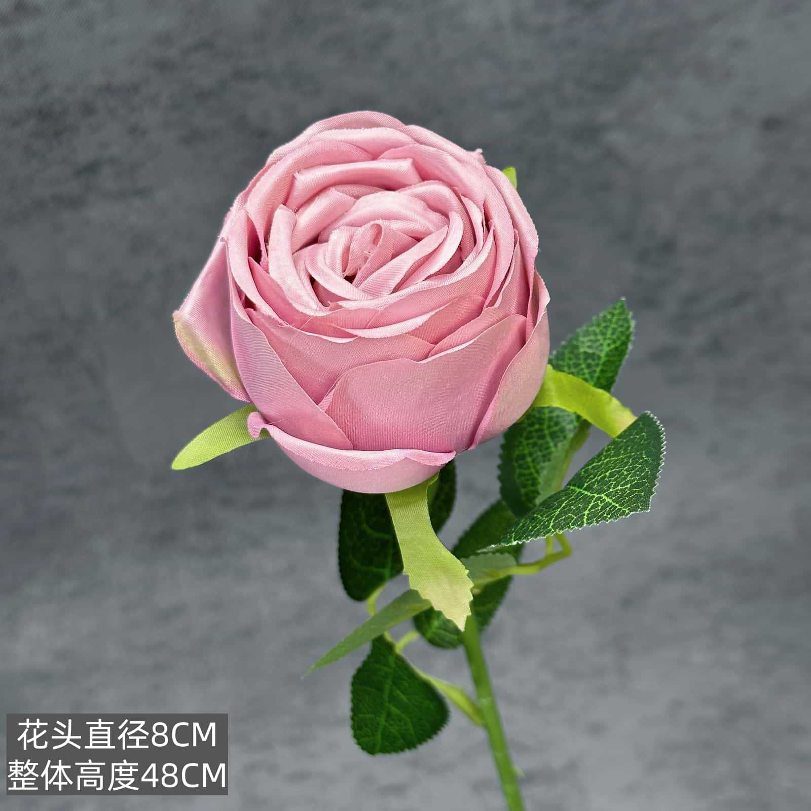 Flor de rosa simulada franela de una sola mano cascada de rosas flor simulada boda decoración del hogar decoración flor falsa al por mayor