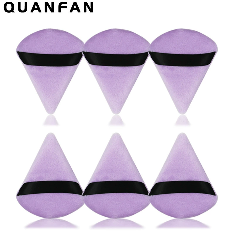 Triangle, loose powder for contouring, cosmetic sponge