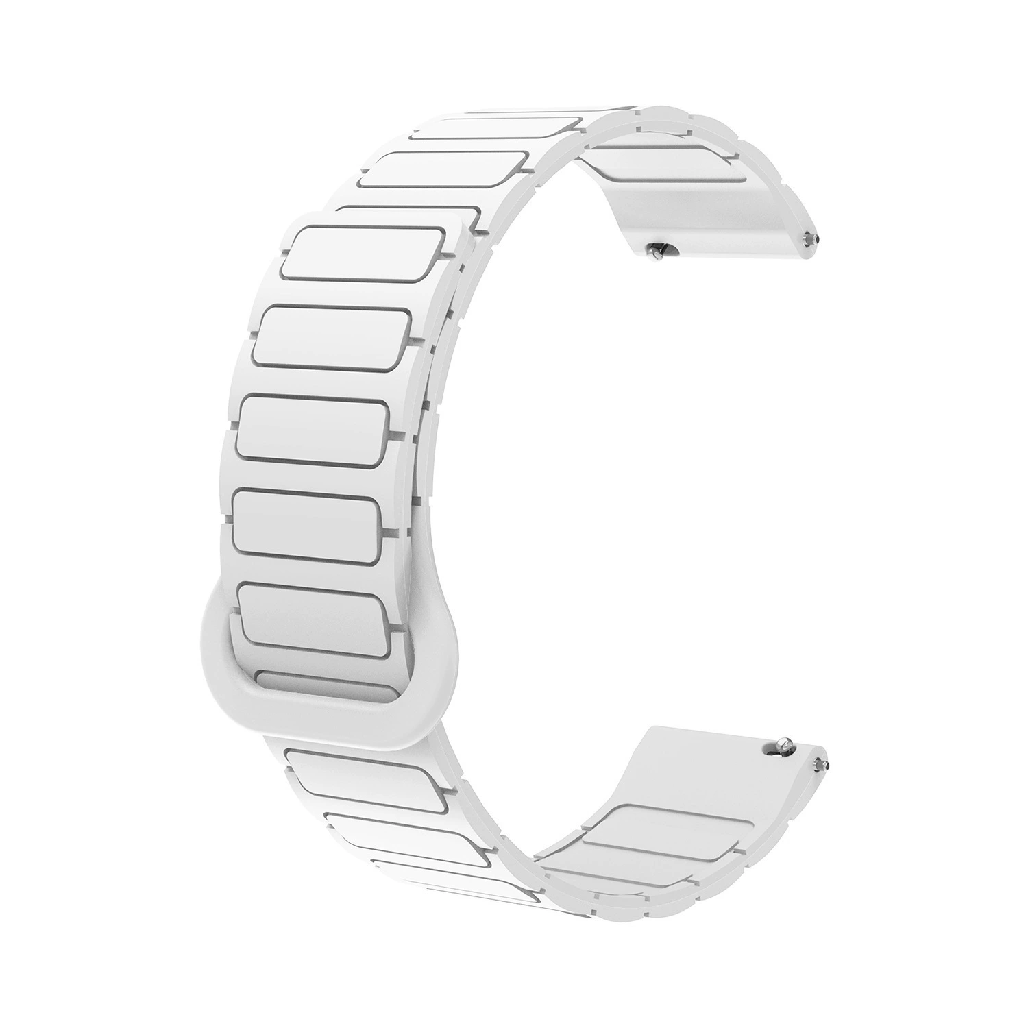 Подходит для Samsung/Huawei/Huami/Garmin/Loop I-образный магнитный силиконовый ремешок 12/18/20/22 мм