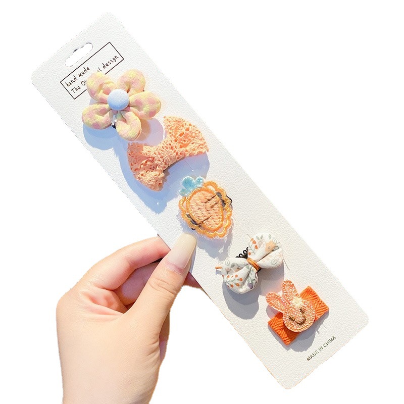 Hermosas pinzas de cabello para niños, anillos de cabello de moda, personalidad dulce, flores, adornos de cabello para animales pequeños, toques de estilo elegante de dama