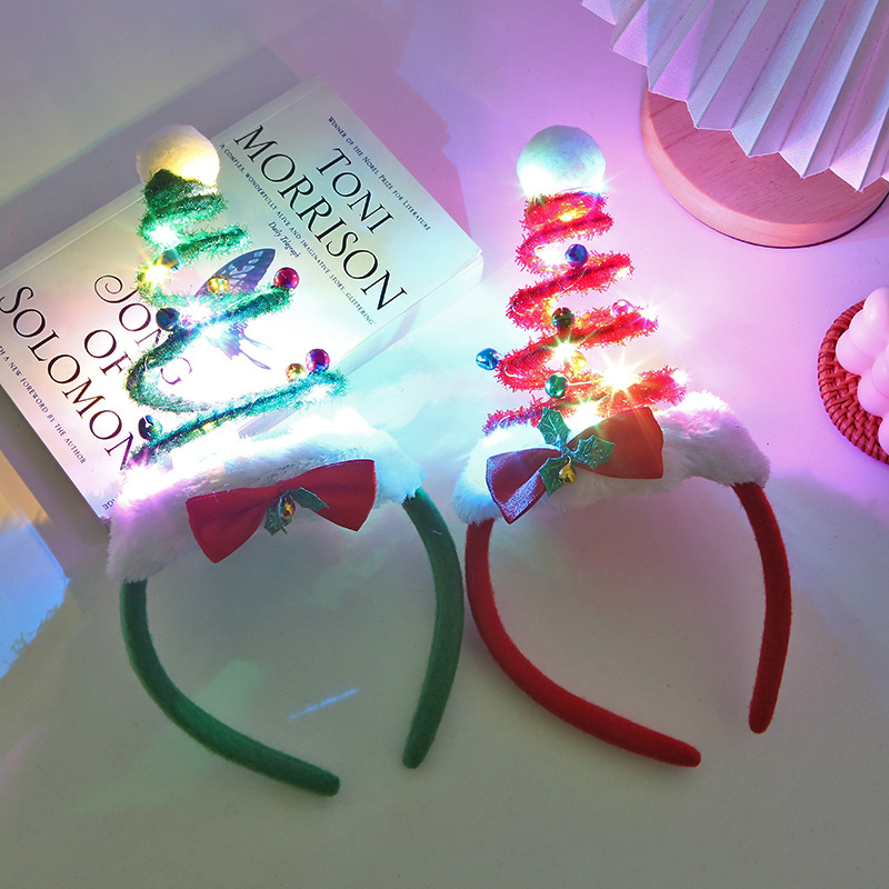 140g Weight Fashion Christmas Hat Cloth Hair Band