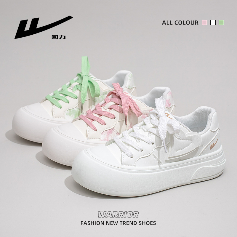 Zapatos blancos cómodos de color combinado de retroalimentación de alta calidad, zapatos de placa gruesa diarios de la escuela secundaria, nuevos zapatos de nicho para mujeres image 5