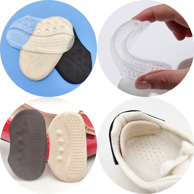 Amazon Hot sale pegatinas de talón de doble capa amortiguador anti-desgaste pie anti-caída de talón ampollas almohadilla de media yardas pegatinas de talón de masaje