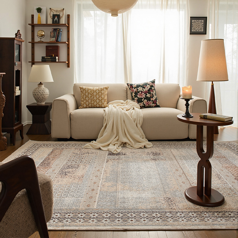 Alfombra de estilo nórdico, sala de estar para el hogar, alfombrilla de sentido avanzado personalizada