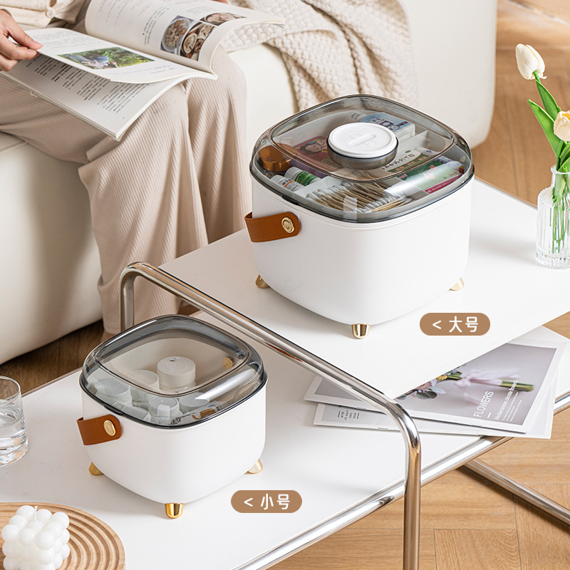 Household Medicine Box,Multi-layer Medicine Compartment,Large-capacity Storage Box,Full Set Of First Aid Box,Medicine Medical Box