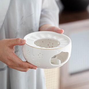 Tea Warmer Small Stove Candle Tea Brewing Base Heat Preservation Tea Warmer Brewing and Drying Stove