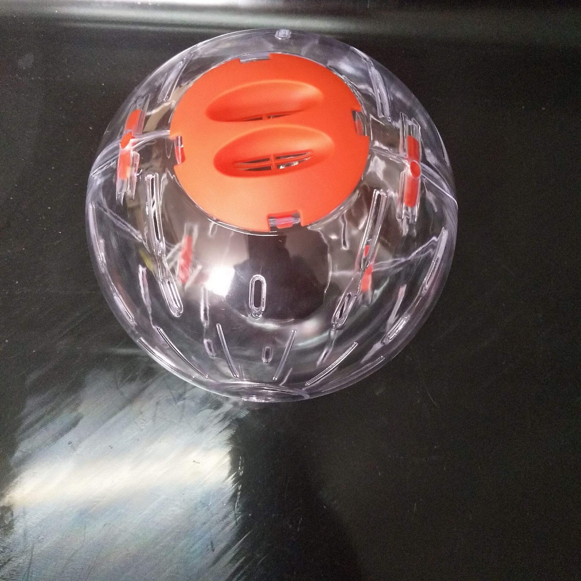 Pet Boer hamster deportivo ejecutar bola simple diseño de bloqueo juguete pet hamster rueda ventilada pet rodillo
