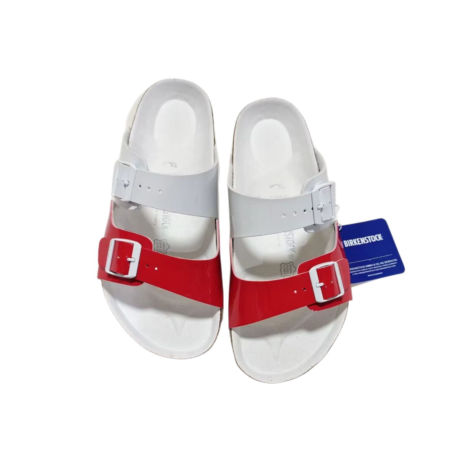 Zapatos planos de mujer a juego de color de verano, nuevas zapatillas, sandalias de doble botón, zapatillas de corcho del mismo estilo para hombres y mujeres, zapatillas de tacón plano