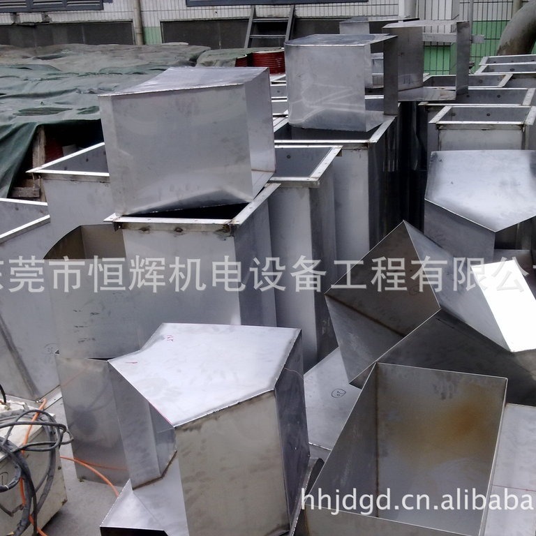 供应不锈钢异形管道 通风设备 除尘风管安装 除尘通风管
