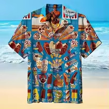 2026 Fashionable Ice Cream Shirt Beach Party 3D Printed Hawaiian Shirt Unisex Short Sleeve Loose Fit 2026 Fashionable Ice Cream Shirt Beach Party 3D Printed Hawaiian Shirt Unisex Short Sleeve Loose Fit
