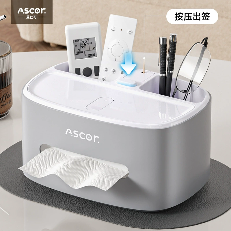 Коробка для салфеток, бумажное полотенце, рабочий стол, гостиная, журнальный столик, салфетка, многофункциональное хранилище с пультом дистанционного управления, доступная роскошь, новый стиль 2025 года.