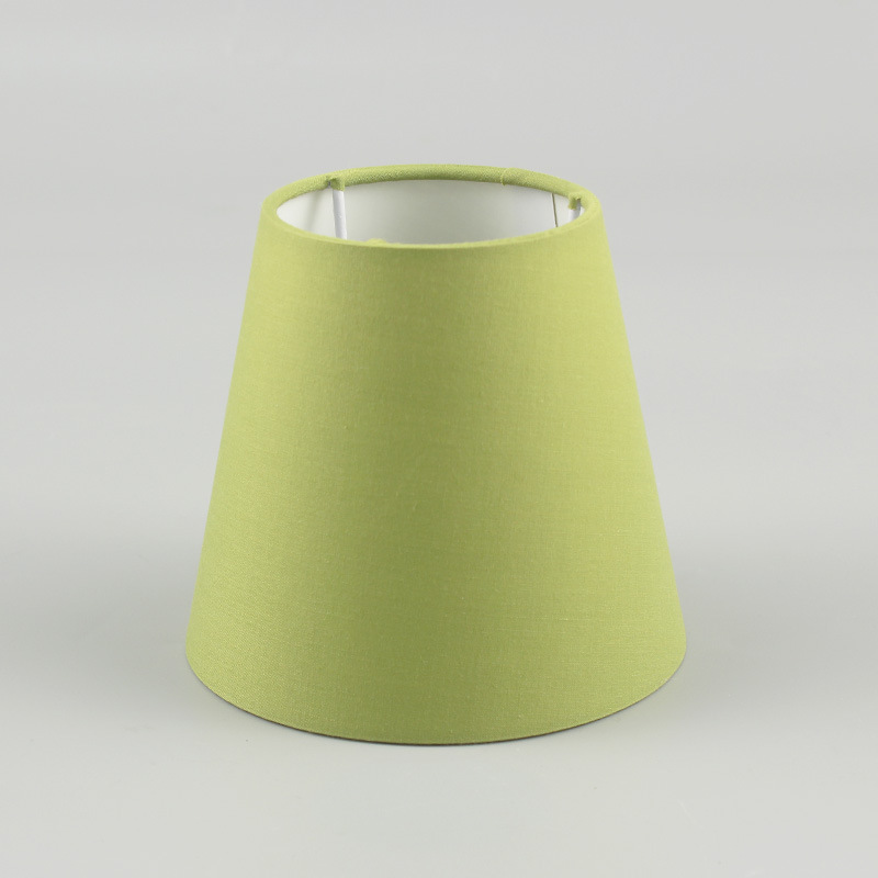 Nueva etiqueta plana Pantalla de fábrica al por mayor de lino lámpara de mesa lámpara de pie pantalla sala de estar dormitorio accesorios de la lámpara de tela