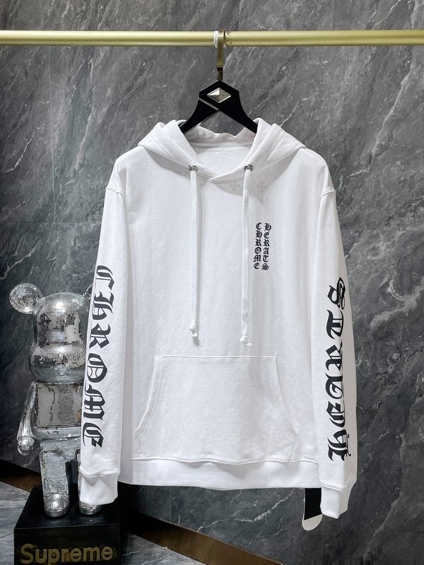 Chrome Heart Hoodie 克罗伈十字架连帽卫衣跨境宽松男女拉链帽衫|undefined
