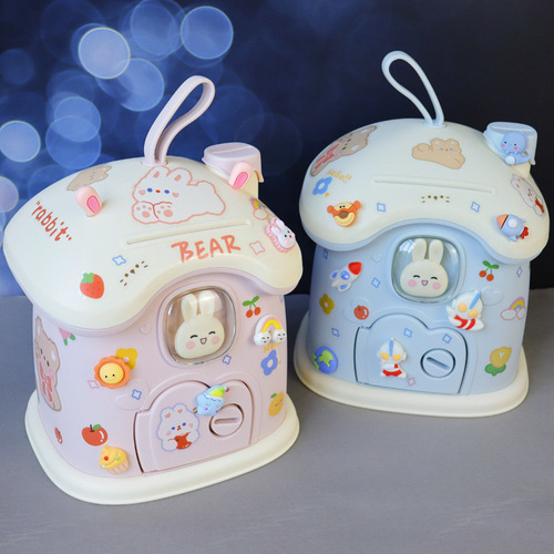 High-quality Appearance Saving Bank Children's Piggy Bank Large Capacity Can Save and Withdraw Male and Female Creative Birthday Gift Storage Box
